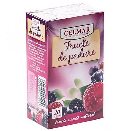 Ceaiuri - Ceai din fructe de padure, 20 plicuri - Celmar