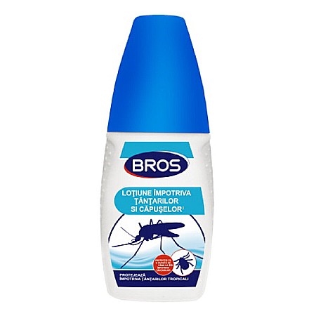 Protectie Anti-insecte - Lotiune impotriva tantarilor si capuselor, 50 ml - Bros