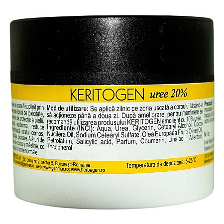 Creme pentru Picioare - Crema hidratanta pentru tegumente ingrosate cu uree 20%, 50 g - Genmar Cosmetics