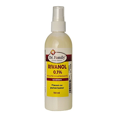 Dispozitive Medicale - Rivanol 0.1%, spray 150ml - Dr. Family