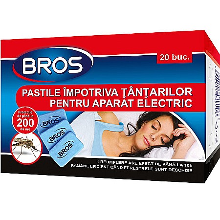 Protectie Anti-insecte - Rezerve aparat electric tantari, 20 bucati - Bros