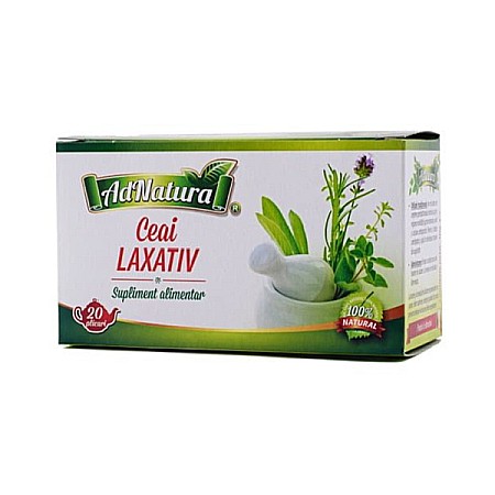 Ceaiuri - Ceai laxativ, 1.5 g 20 pliculete - AdNatura