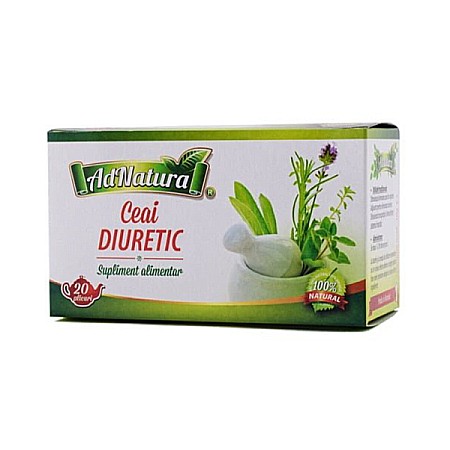 Ceaiuri - Ceai diuretic, 1.5 g 20 pliculete - AdNatura