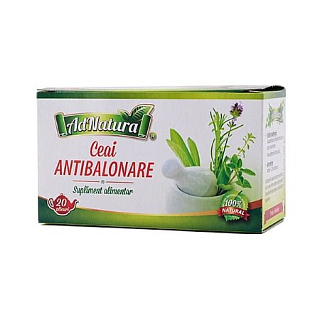 Ceaiuri - Ceai antibalonare, 1.5 g 20 pliculete - AdNatura