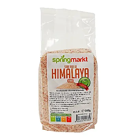 Condimente - Sare roz de Himalaya fina, 500 g - Springmarkt