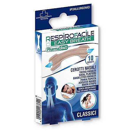 Plasturi Terapeutici - Plasturi respir usor, 10 bucati - Pharmadoct