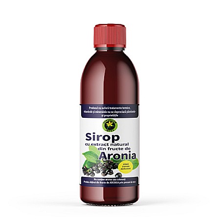 Sirop aronia fara zahar, 500 ml - Hypericum