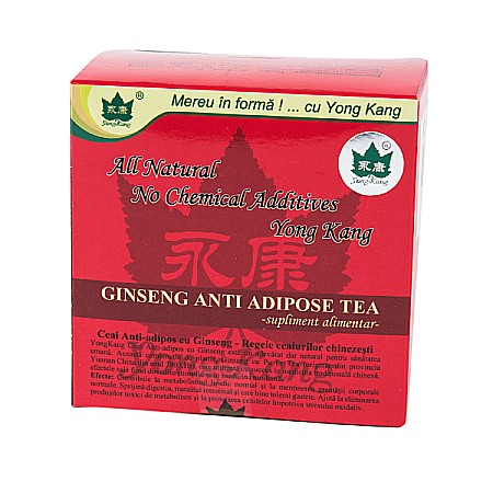 Ceai antiadipos cu ginseng, 30 plicuri - Yong Kang