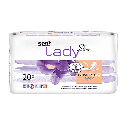 Absorbante si Tampoane - Absorbante Seni Lady Slim Mini Plus, 2.5 picaturi 20 bucati - Seni