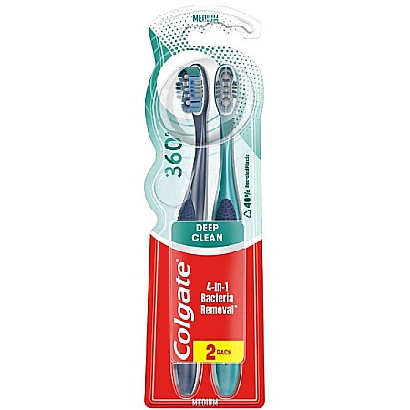 Periute de Dinti - Periuta 360 Deep Clean mediu Pachet 2 bucati - Colgate