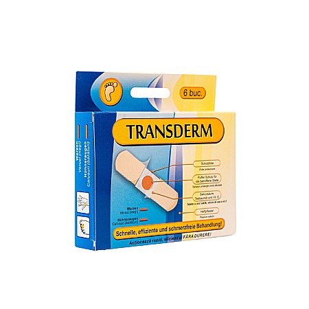 Plasturi Terapeutici - Plasturi cu efect keratolitic, 6 bucati - Transderm