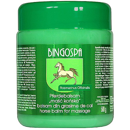 Creme Corp - Balsam din grasime de cal cu extract de rozmarin, 500 ml - BingoSpa