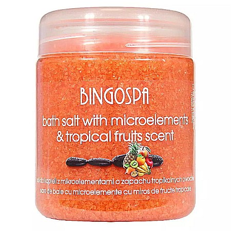Ingrijire Personala - Sare baie cu multiminerale si aroma de fructe tropicale, 550 g - BingoSpa