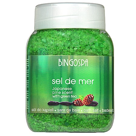 Ingrijire Personala - Sare baie cristale forest cu pin japonez si extract de ceai verde, 1350 g - BingoSpa
