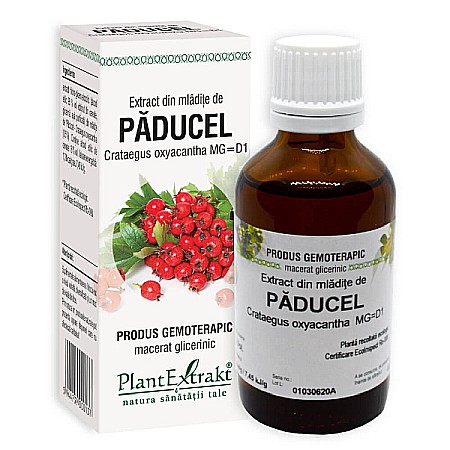 Tincturi si Gemoderivate - Extract din mladite de paducel, 50 ml - PlantExtrakt
