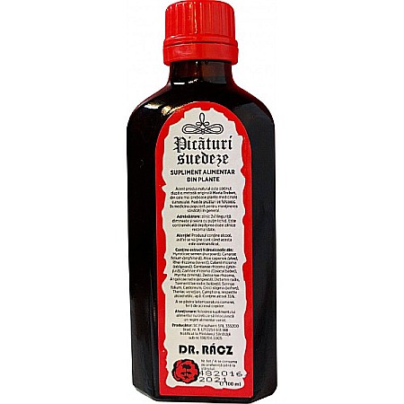 Tincturi - Picaturi Suedeze Dr. Racz, 100 ml - Parapharm