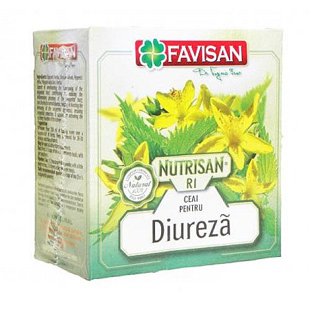 Ceai pentru diureza Nutrisan R1, 50 g - Favisan