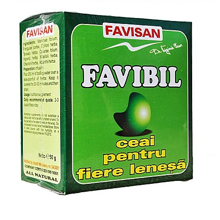 Ceaiuri - Ceai pentru fiere - Favibil, 50 g - Favisan