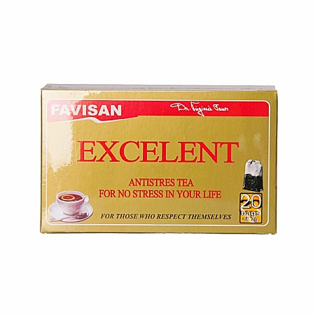 Ceaiuri - Ceai antistres excelent, 2 g, 20 plicuri - Favisan