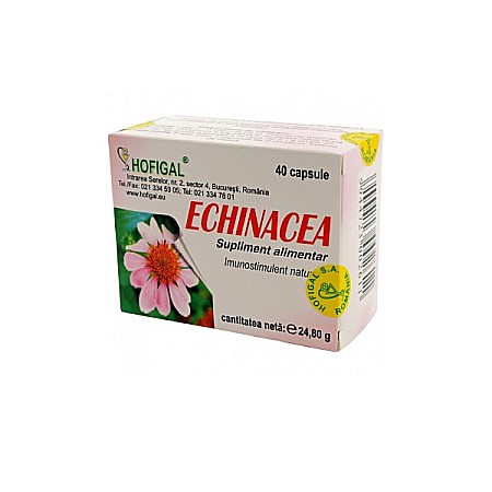 Imunitate - Echinacea, 40 capsule - Hofigal