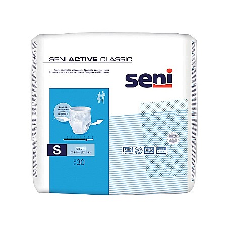 Ingrijire Intima - Chilot Elastic Absorbant Seni Active Classic, Small, 30 bucati - Seni
