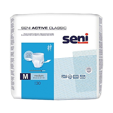 Ingrijire Intima - Chilot Elastic Absorbant Seni Active Classic, Medium, 30 bucati - Seni