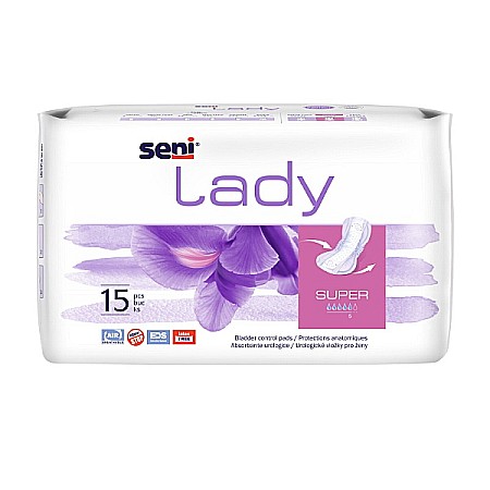 Ingrijire Intima - Absorbante Zilnice Seni Lady Super, 15 bucati - Seni
