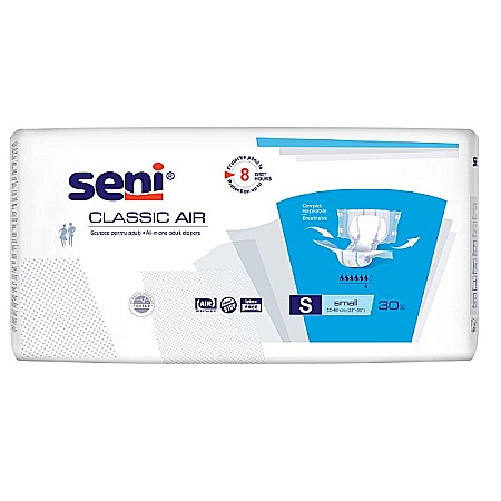 Incontinenta Urinara - Scutece Adulti Seni Classic Air, Small, 30 bucati - Seni