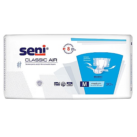 Incontinenta Urinara - Scutece Adulti Seni Classic Air, Medium, 30 bucati - Seni