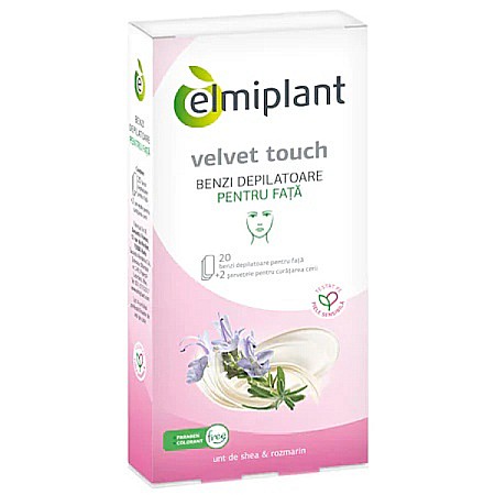 Ingrijire Corp - Benzi depilatoare pentru fata, 20 benzi - Elmiplant