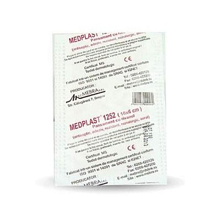 Comprese si Plasturi pentru Rani - Medplast 1252 (10x6cm), 1 bucata - Mebra Brasov