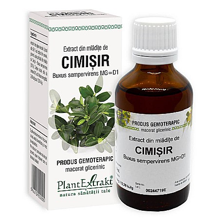 Tincturi si Gemoderivate - Extract din mladite de buxus, 50 ml - PlantExtrakt