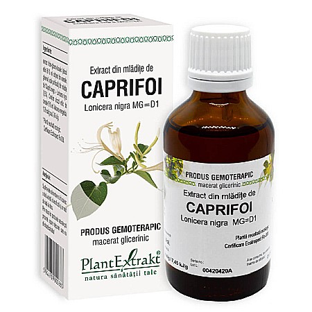 Tincturi si Gemoderivate - Extract din mladite de caprifoi, 50 ml - PlantExtrakt