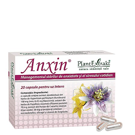 Antistres - Anxin, 20 capsule – PlantExtrakt