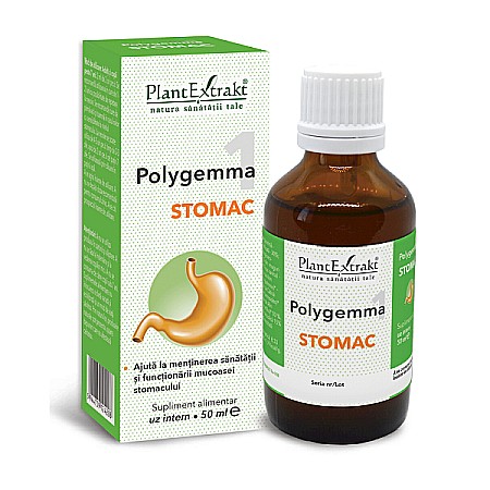Tincturi si Gemoderivate - Polygemma nr. 1 - Stomac, 50 ml - PlantExtrakt
