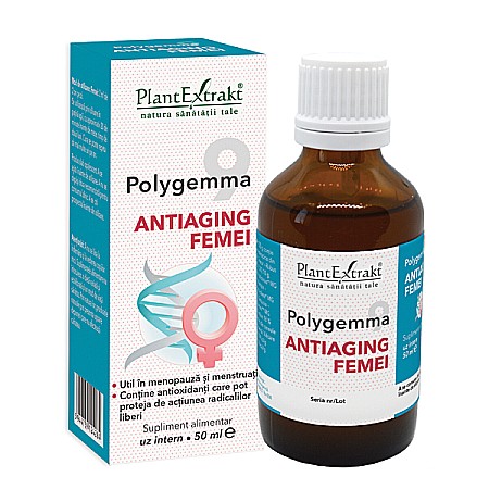 Tincturi si Gemoderivate - Polygemma nr. 9 - Antiaging femei, 50 ml - PlantExtrakt