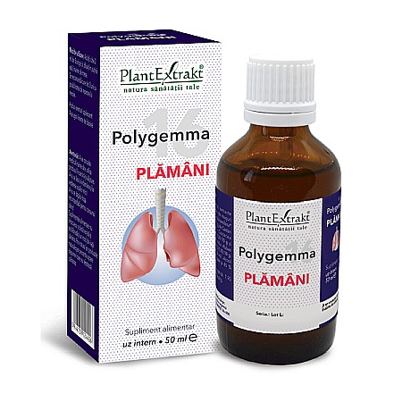 Tincturi si Gemoderivate - Polygemma nr. 16 - Plamani, 50 ml - PlantExtrakt