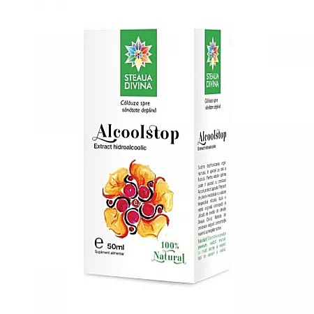 Antialcool - Tinctura Alcoolstop, 50 ml - Steaua Divina