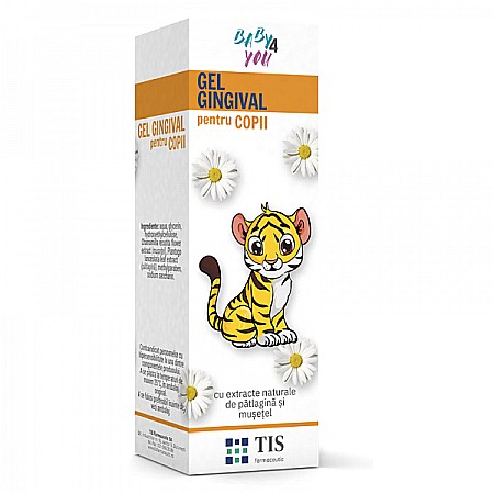 Ingrijire Personala - Gel gingival pentru copii Baby 4 You -15 ml -Tis Farmaceutic