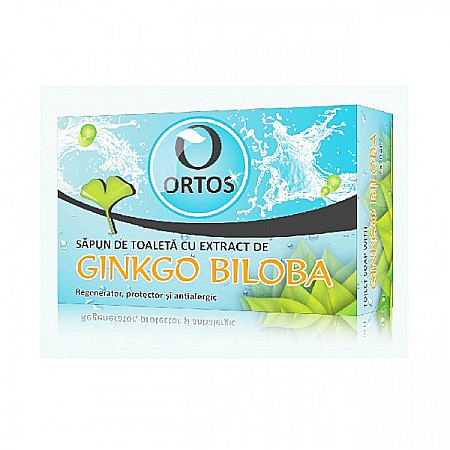 Sapun - Sapun cu extract de ginkgo biloba, 100 g - Ortos