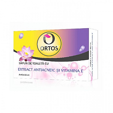 Dermato-Cosmetice - Sapun Antiacneic cu Vitamina E, 100 g - Ortos