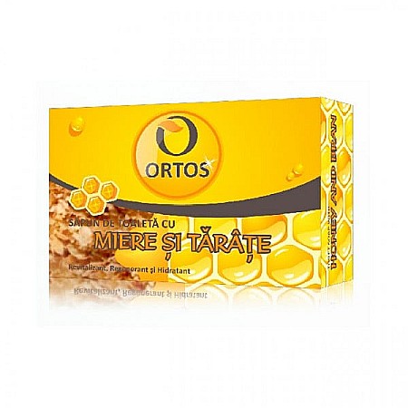 Sapun - Sapun cu miere si tarate, 100 g - Ortos