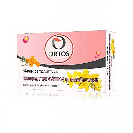 Sapun - Sapun cu catina si sunatoare, 100 g - Ortos