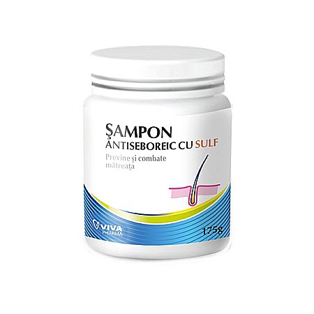 Sampon - Sampon antiseboreic cu sulf, 175 g - Vitalia