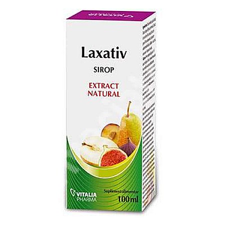 Constipatie - Sirop Laxativ, 100 ml - Vitalia