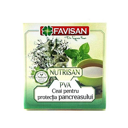 Ceaiuri - Ceai pentru pancreas Nutrisan PVA, 50 g - Favisan