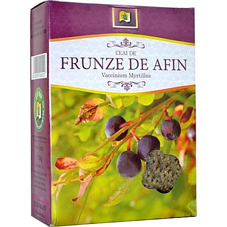 Ceaiuri - Ceai afin frunze, 50 g - Stefmar