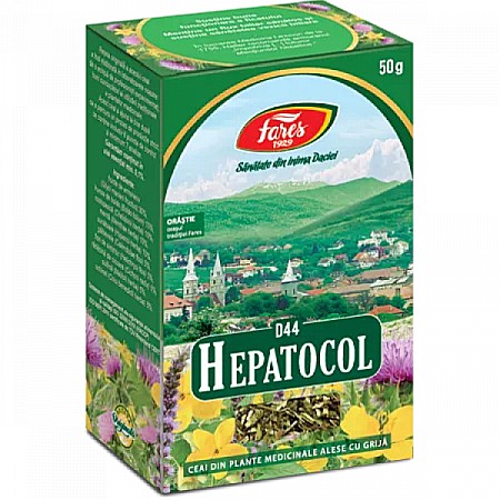 Ceai hepatocol, D44, 50 g - Fares