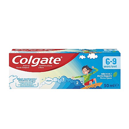 Pasta de Dinti - Kids Menta (6-9 Ani), 50ml - Colgate