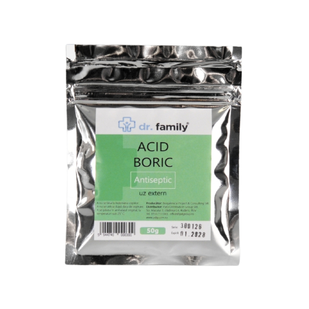 Igienizanti Suprafete - Acid boric, 50 g - Dr. Family